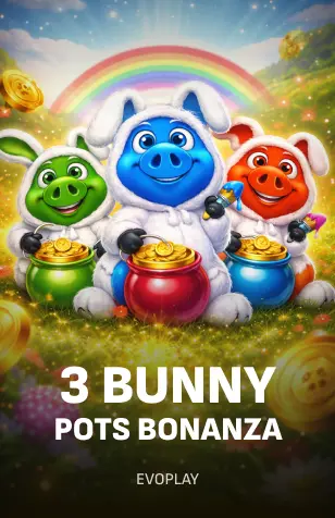 3 Bunny Pots Bonanza