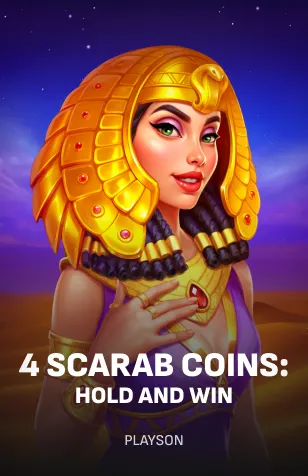 4 Scarab Coins: Hold and Win